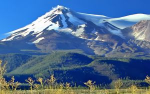 Preview wallpaper mountains, snow, peak, landscape, nature, hills