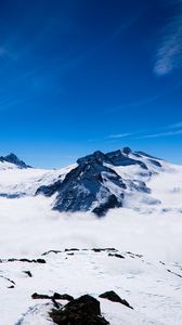 Preview wallpaper mountains, snow, peak, snowy, landscape