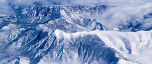 Preview wallpaper mountains, snow, peaks, snow-covered