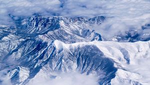Preview wallpaper mountains, snow, peaks, snow-covered