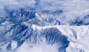 Preview wallpaper mountains, snow, peaks, snow-covered