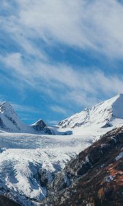 Preview wallpaper mountains, snow, peaks, landscape