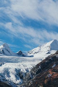 Preview wallpaper mountains, snow, peaks, landscape