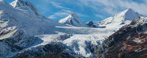Preview wallpaper mountains, snow, peaks, landscape