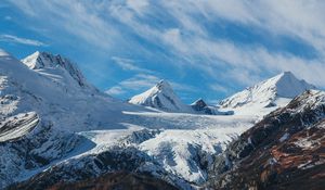 Preview wallpaper mountains, snow, peaks, landscape