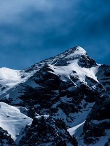 Preview wallpaper mountains, snow, peaks