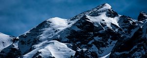 Preview wallpaper mountains, snow, peaks