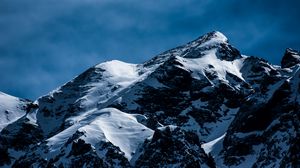 Preview wallpaper mountains, snow, peaks