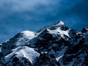Preview wallpaper mountains, snow, peaks