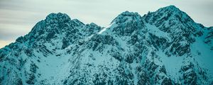 Preview wallpaper mountains, snow, peaks, slopes