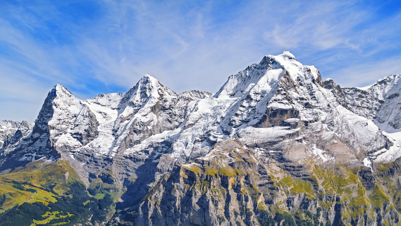 Wallpaper mountains, snow, relief, landscape, nature