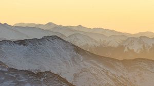 Preview wallpaper mountains, snow, relief, nature, landscape