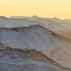 Preview wallpaper mountains, snow, relief, nature, landscape