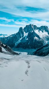 Preview wallpaper mountains, snow, rocks, peaks, landscape