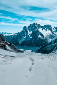 Preview wallpaper mountains, snow, rocks, peaks, landscape