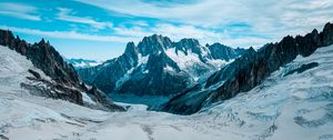 Preview wallpaper mountains, snow, rocks, peaks, landscape