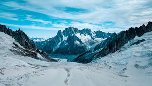Preview wallpaper mountains, snow, rocks, peaks, landscape