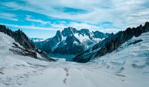 Preview wallpaper mountains, snow, rocks, peaks, landscape