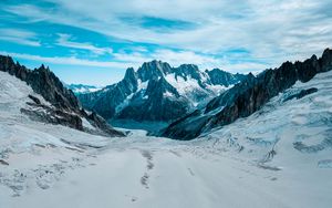 Preview wallpaper mountains, snow, rocks, peaks, landscape