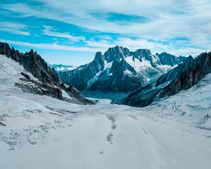Preview wallpaper mountains, snow, rocks, peaks, landscape