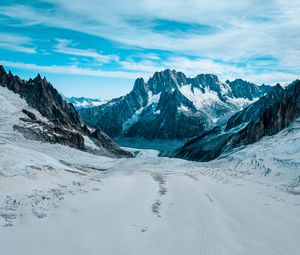 Preview wallpaper mountains, snow, rocks, peaks, landscape