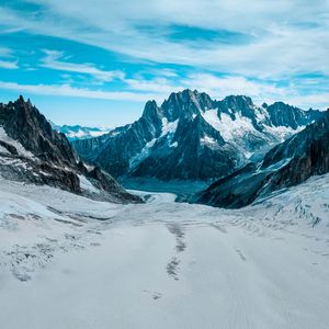 Preview wallpaper mountains, snow, rocks, peaks, landscape