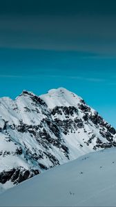 Preview wallpaper mountains, snow, rocks, peaks