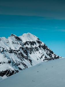 Preview wallpaper mountains, snow, rocks, peaks