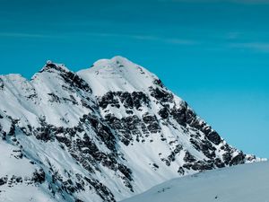 Preview wallpaper mountains, snow, rocks, peaks