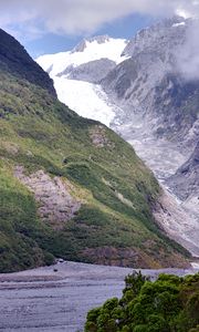 Preview wallpaper mountains, snow, slope, nature, landscape