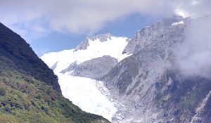 Preview wallpaper mountains, snow, slope, nature, landscape