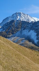 Preview wallpaper mountains, snow, slope, relief