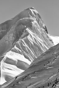 Preview wallpaper mountains, snow, slope, relief, shadows