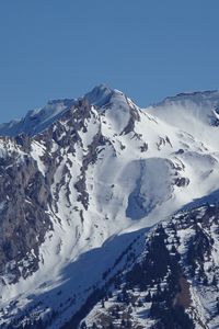 Preview wallpaper mountains, snow, slope, view, nature