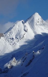 Preview wallpaper mountains, snow, slopes, winter