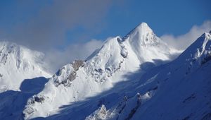 Preview wallpaper mountains, snow, slopes, winter