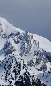 Preview wallpaper mountains, snow, slopes, landscape