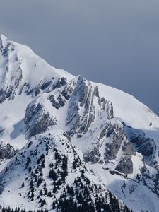 Preview wallpaper mountains, snow, slopes, landscape