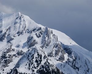 Preview wallpaper mountains, snow, slopes, landscape