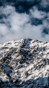 Preview wallpaper mountains, snow, snowy, rocks, peaks