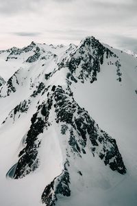 Preview wallpaper mountains, snow, snowy, peaks, rocks