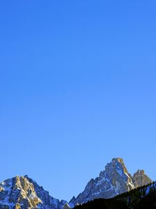 Preview wallpaper mountains, snow, snowy, slope, sky