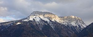 Preview wallpaper mountains, snow, snowy, slope, peaks