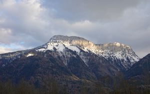 Preview wallpaper mountains, snow, snowy, slope, peaks