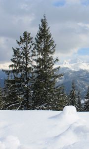 Preview wallpaper mountains, snow, tatra mountains, carpathians