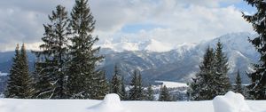 Preview wallpaper mountains, snow, tatra mountains, carpathians