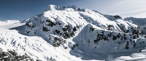 Preview wallpaper mountains, snow, vertex