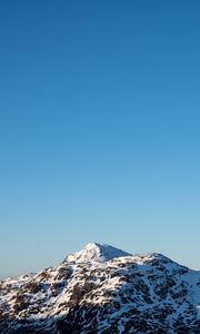 Preview wallpaper mountains, snow, view, landscape