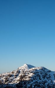 Preview wallpaper mountains, snow, view, landscape