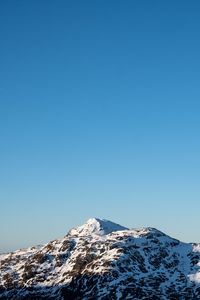 Preview wallpaper mountains, snow, view, landscape